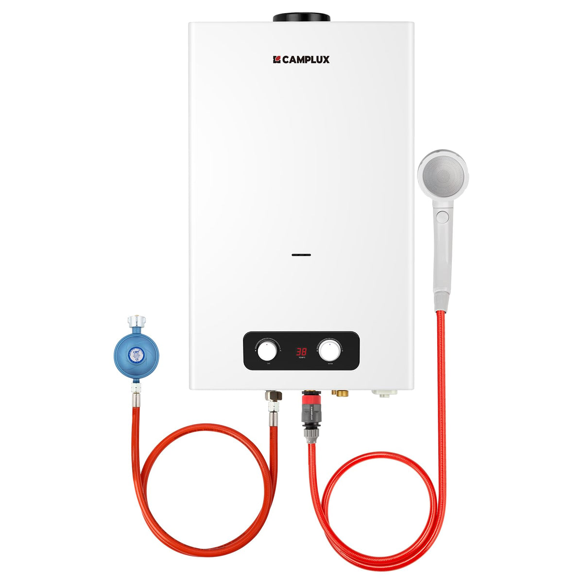 CAMPLUX BD422 Premium Gasdurchlauferhitzer für Camping und Outdoor