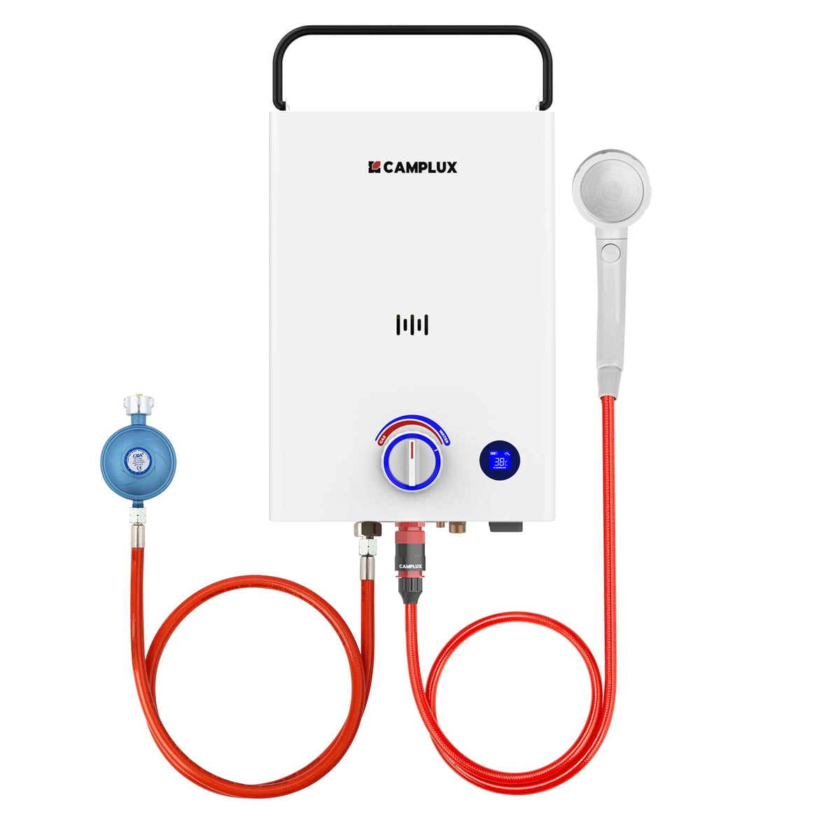 CAMPLUX F10 Die Erste Serie Tragbarer Gasdurchlauferhitzer, 10 L Warmwasser