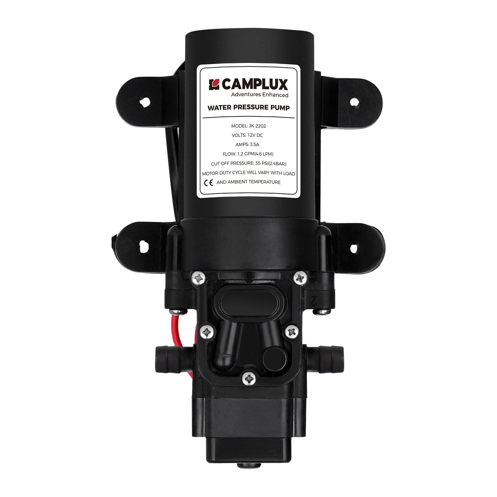 Camplux 12V vattenpump 4,3L/min för husvagnar och båtar