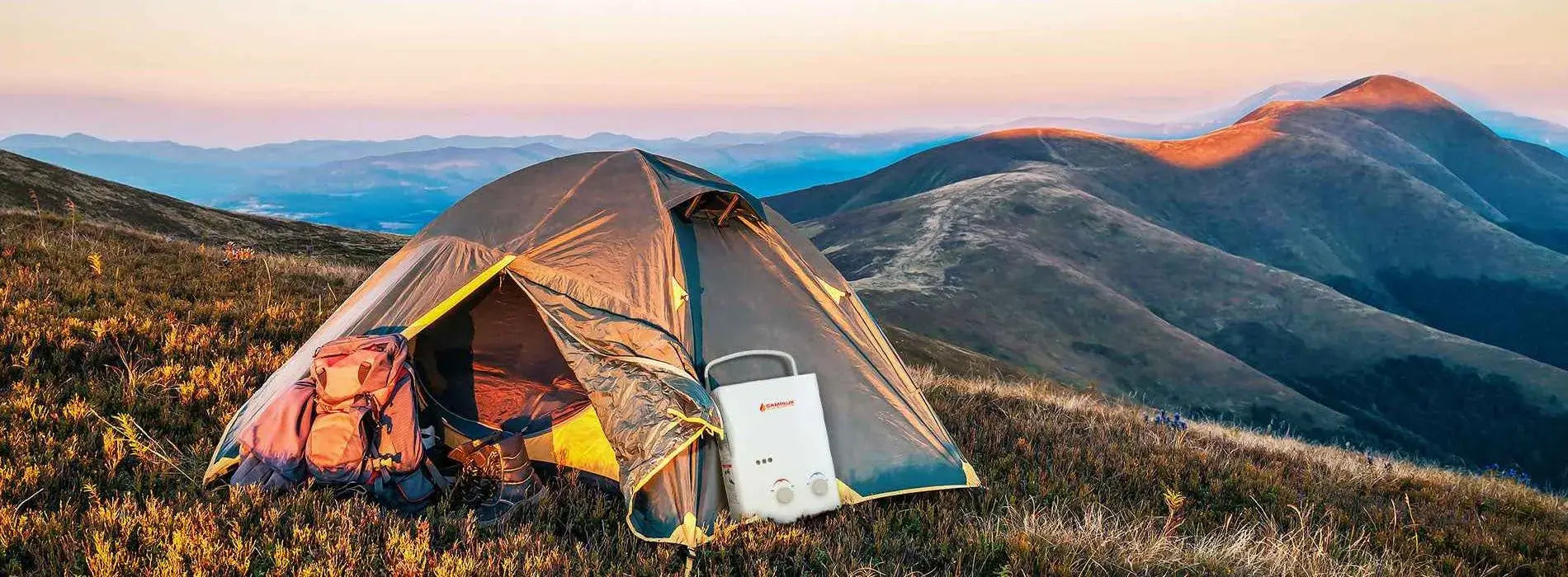 transportabler propan durchlauferhitzer propangas für camping propangas dusche camplux.de