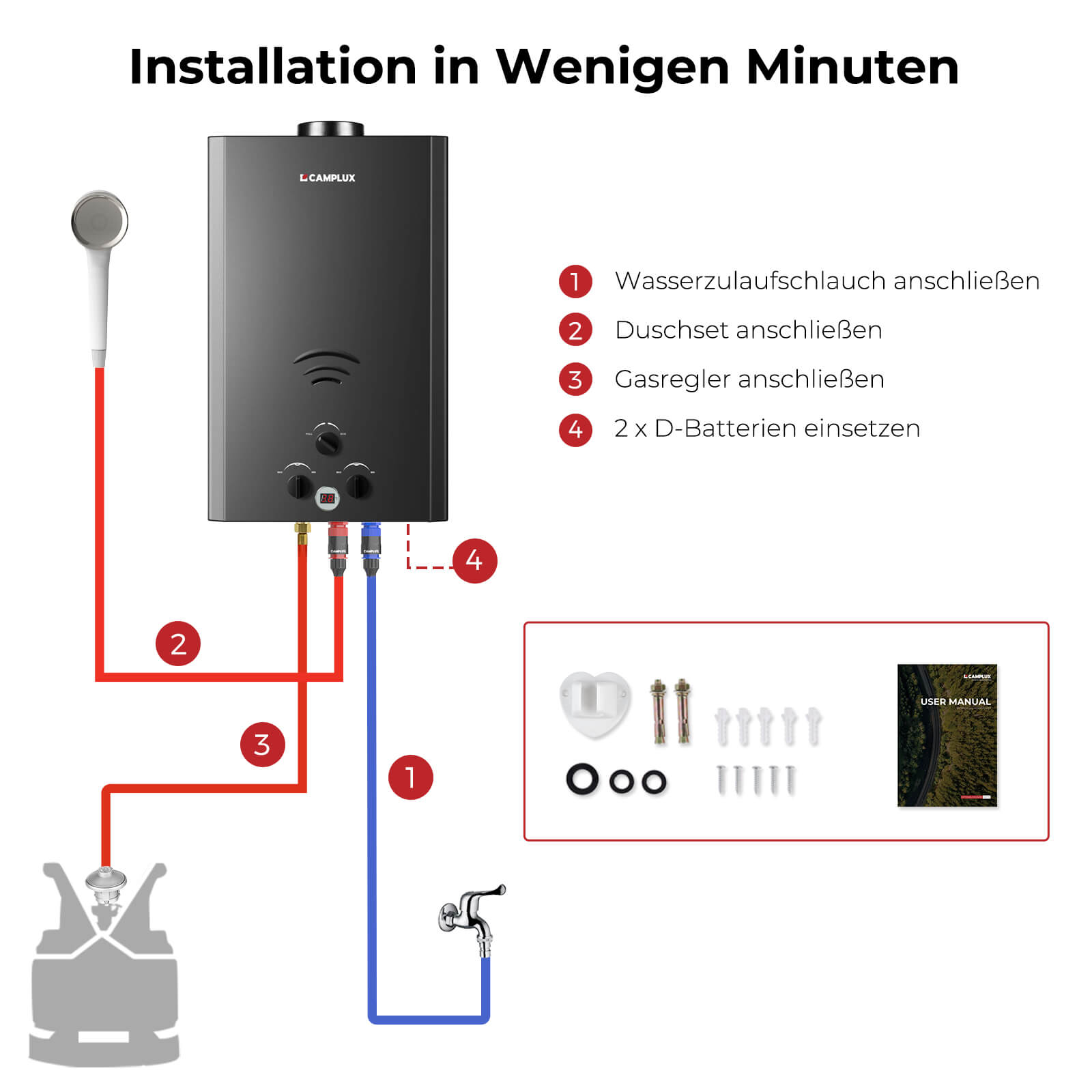 Scaldabagno A Gas 20 L | Confronta Prezzi - Foto 3