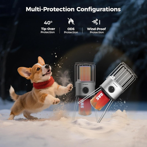 Propangas Heizung 2.34 KW Tragbarer Gasheizer für Zelt Garage Camping