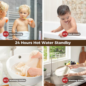 CAMPLUX 11L Gas Water Heater Low NOx/ErP, Indoor, Butane/Propan, BD300CTLP