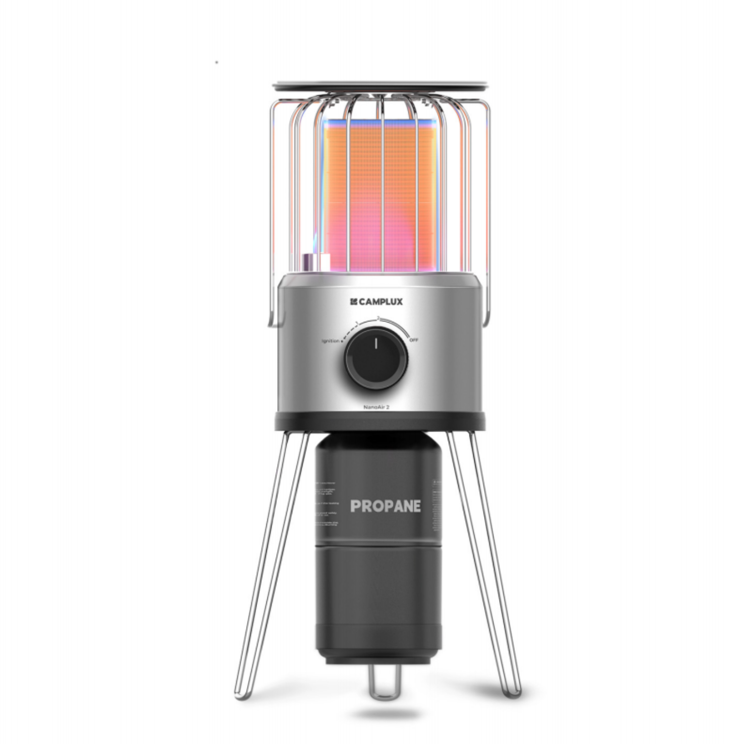 CAMPLUX Tragbarer Propanheizer Nano-Air-2 8,500 BTU
